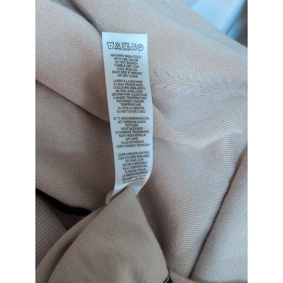 Adrianna Pappell XL Tan front tie lightweight sweater top 75% viscose - Picture 9 of 9